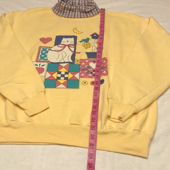 Vintage Gopher womens turtleneck long sleeve sweatshirt size L - Picture 4 of 9